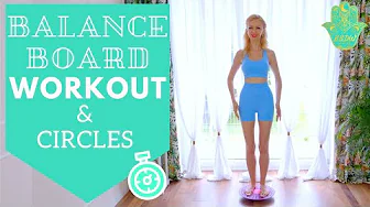 Circles with Hips and Chest on Balance Board Belly Dance Fitness - Best Belly Dance Workout