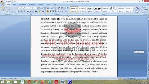 Scalable Content-Aware Collaborative Filtering for Location Recommendation-PYTHON IEEE PROJECTS 2020
