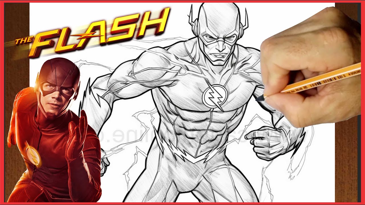 COMO DESENHAR o FLASH passo a passo - YouTube