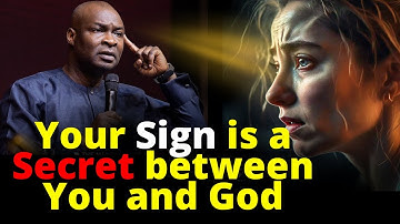 Do You Know Your Signs with God | APOSTLE JOSHUA SELMAN