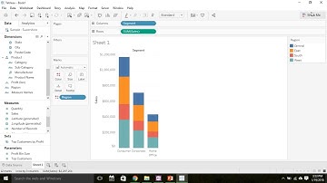 Tableau Categorical Variables