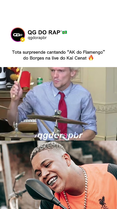 Tota cantando a música do Borges “AK do Flamengo” na live: 🔥 #tota #borges #mainstreet #trapbr