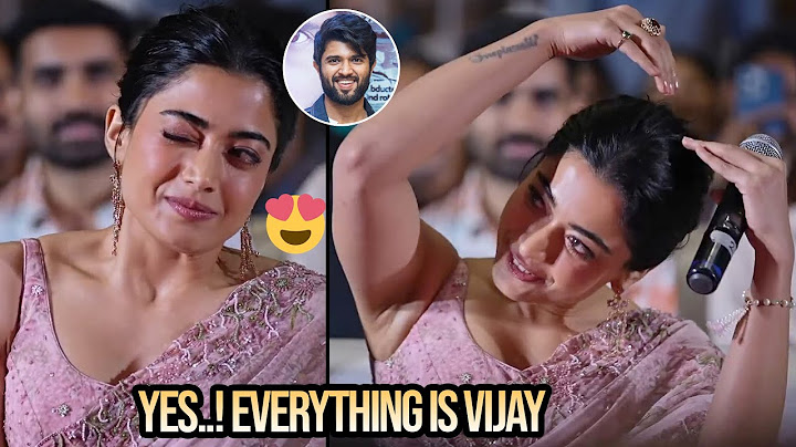 yes..! everything is Vijay Devarakonda 😍| Rashmika Confirms Her Relationship With Vijay
