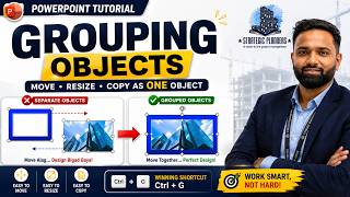 PowerPoint Grouping Objects Tutorial | Ctrl + G Explained | Hindi