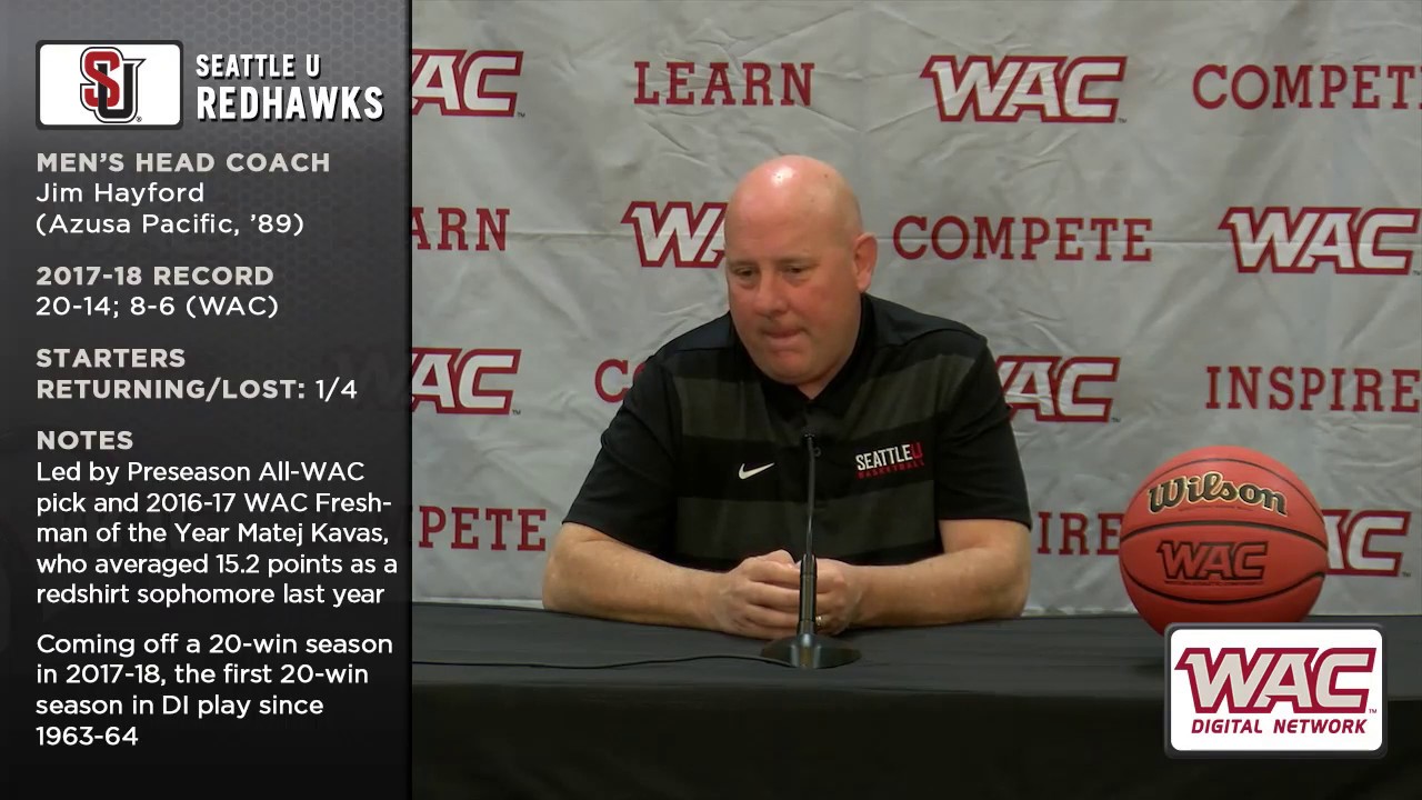 WAC Media Day: Jim Hayford Press Conference
