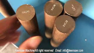 Stud Rod Bar End Stamping Marking Machine