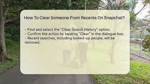 How To Clear Someone From Recents On Snapchat? - Everyday-Networking