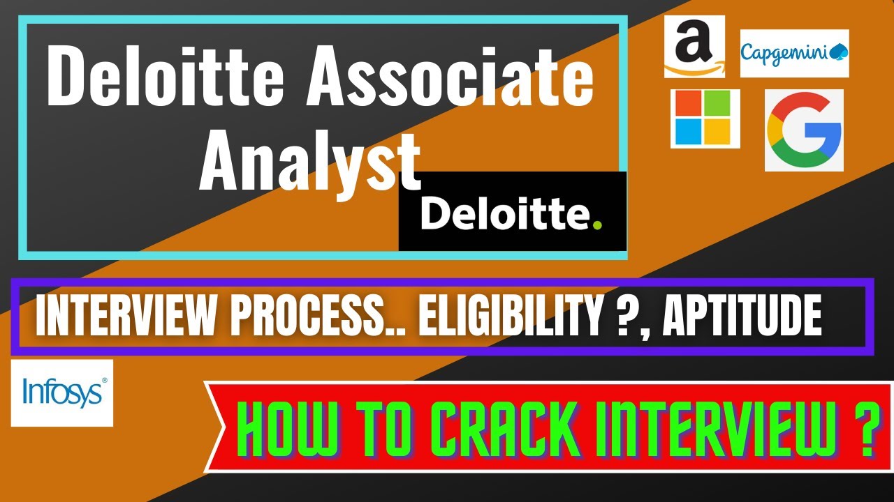 How To Prepare Deloitte Associate Analyst Syllabus Interview Aptitude YouTube