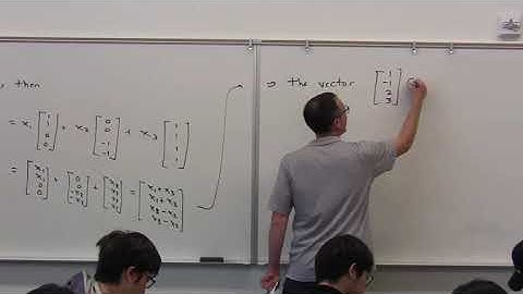 Linear Algebra, Lesson 6, Video 9: Example 2 of Span