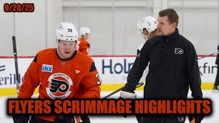 Philadelphia Flyers Training Camp Scrimmage Highlights - 9/20/25