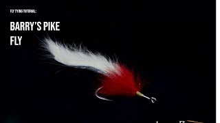 Fly Tying Tutorial: Tying Barry's Pike Fly