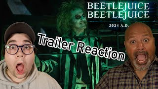 Beetlejuice Beetlejuice (2024) TRAILER REACTION!!