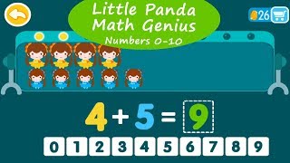 Little Panda Math Genius - Learn to count from 0 to 10 | BabyBus Games For Kids screenshot 4