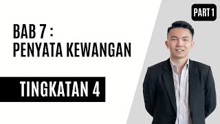 [KSSM/SPM] Tingkatan 4 Prinsip Perakaunan - Bab 7 : Penyata Kewangan Tanpa Pelarasan (Part 1)