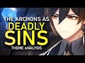 V43 the archons as the seven deadly sins genshin lore