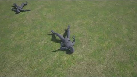 UE4 Ragdoll to Animation Blend test