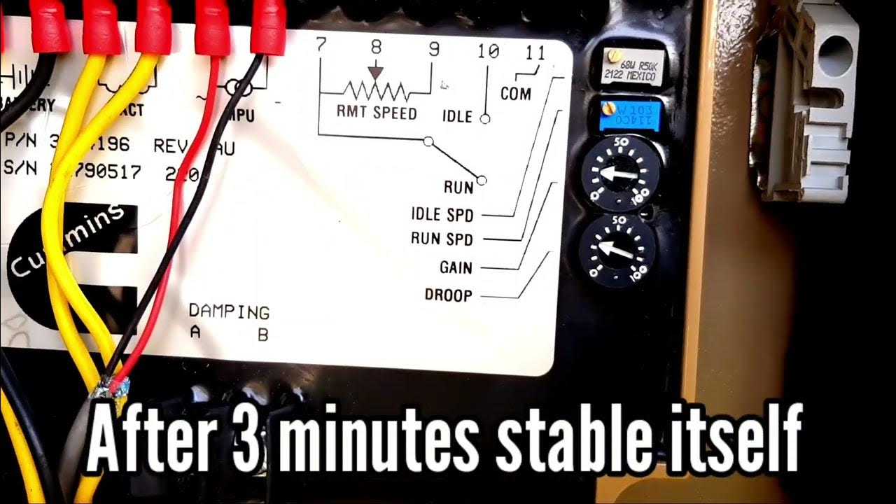 Diesel Generators diesel engine hunting problem Cummins Generator