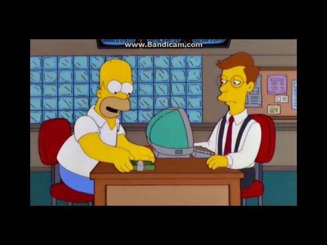 Homer Loses Money in the Stock Market [The Simpsons Clips]