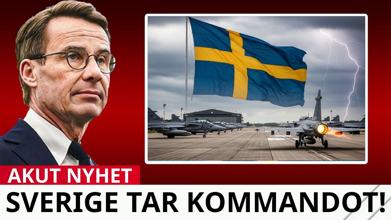 Sveriges Gripen leder NATOs Island uppdrag — Första icke amerikanska jetplanet att leda alliansen!