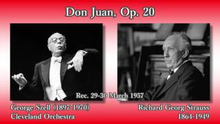 R. Strauss: Don Juan, Szell & ClevelandO (1957) R. シュトラウス ドン・ファン セル