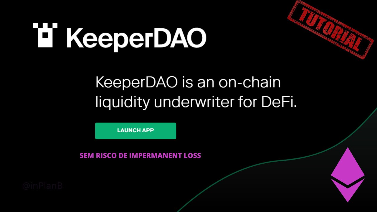 Fornecedor de liquidez SEM risco de impermanent loss com KeeperDAO