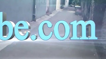 Test 3D Camera Tracker Adobe After Effects CS6