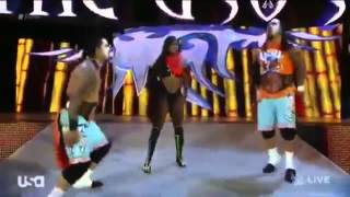 Naomi U0026 The Usos Wwe Tag Team Entrance  Raw