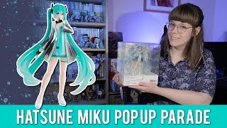 First Pop Up Parade Figure Hatsune Miku Yyb Type Ver Miku Unboxing Youtube
