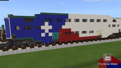 Minecraft TRE Bombardier Bi-level coach and cab car tutorial