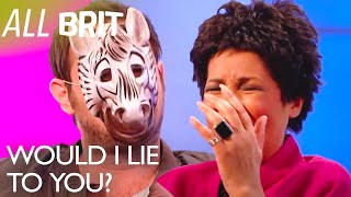 Danny Dyer supposedly wore a mask to DISGUISE himself in a zoo?! | Would I Lie To You | All Brit