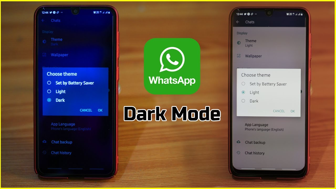 How To Enable Dark Mode On WhatsApp | OFFICIAL WhatsApp Dark Mode - NO ROOT 🔥