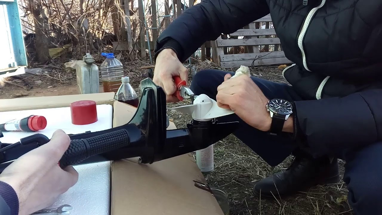 Техническое обслуживание лодочного мотора