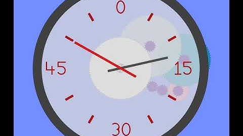 1 hour clock - Algodoo