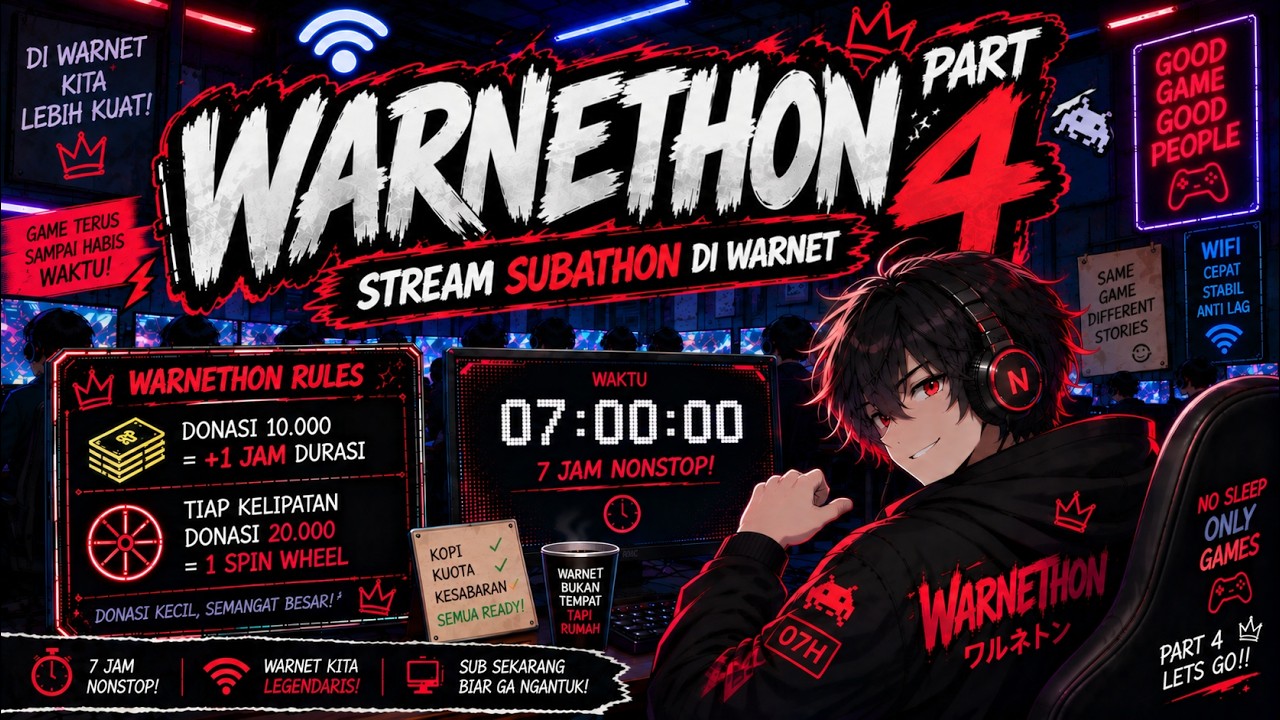 【WARNETHON】Infokan Titik Waktu Penghabisan【EN / ID】