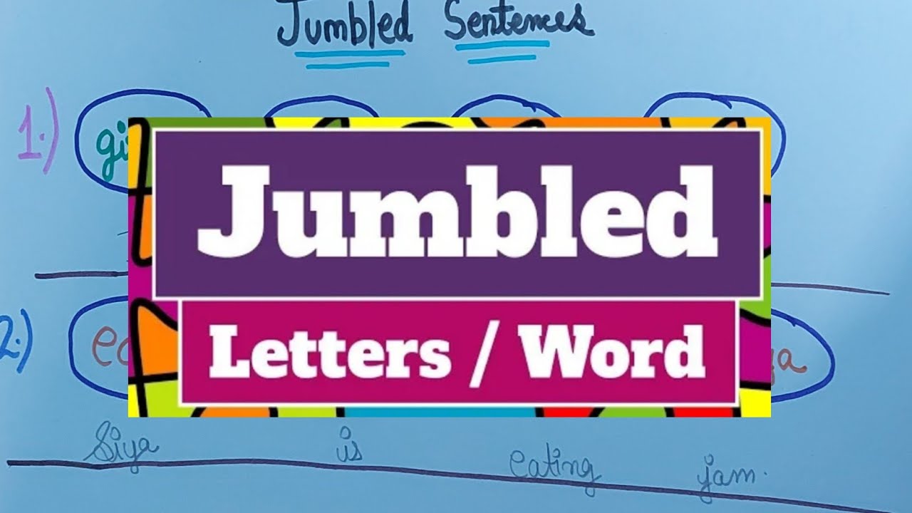 Jumbled Sentences 1 by Innovative Net Learning Limited