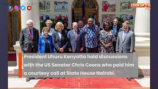 Senator Chris Coons meets President Uhuru Kenyatta