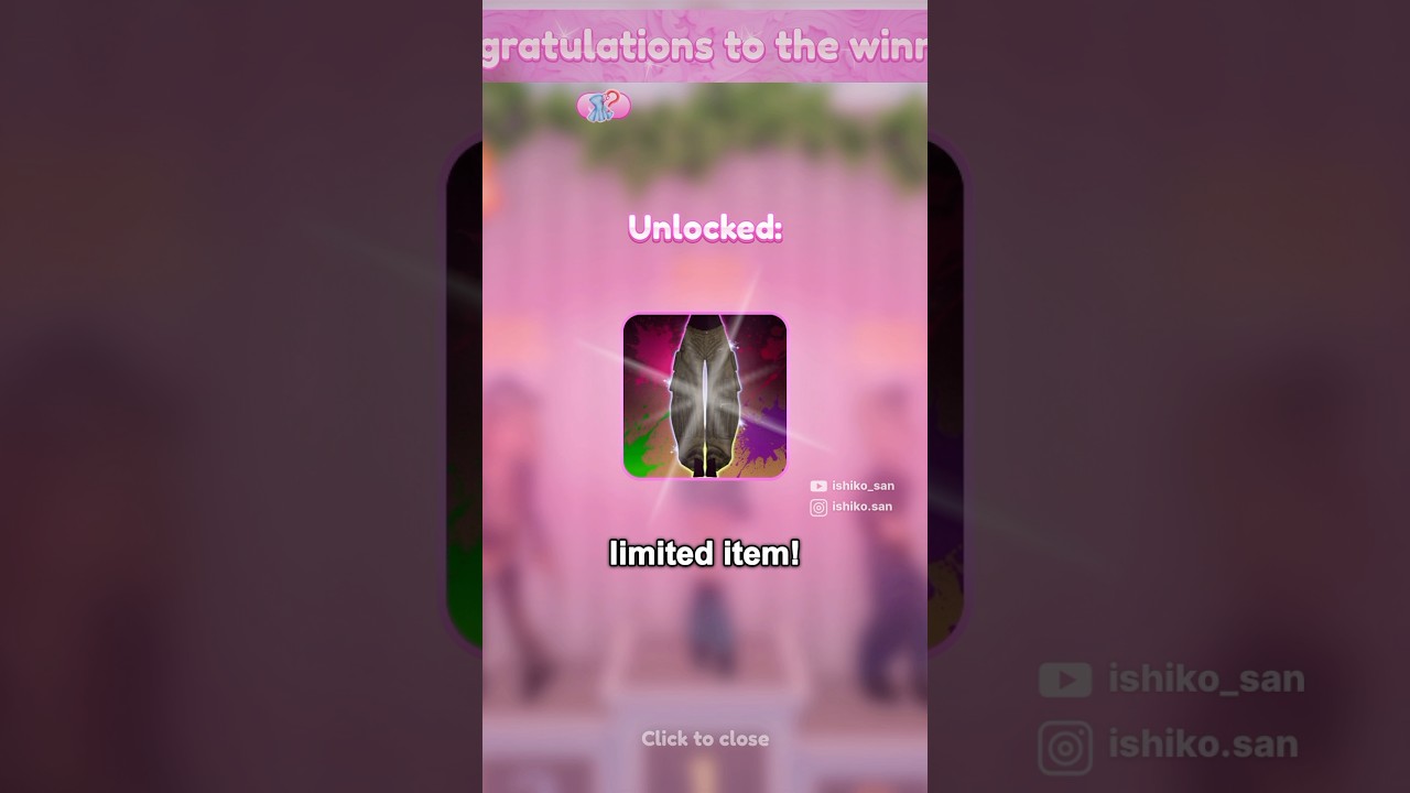 How to unlock the NEW LIMITED ITEM in Dress to Impress!!❤️ 