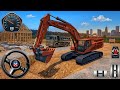 City road construction game 3D || Jcb and dumper truck driving simulator 3d 2026 🏗️🚛