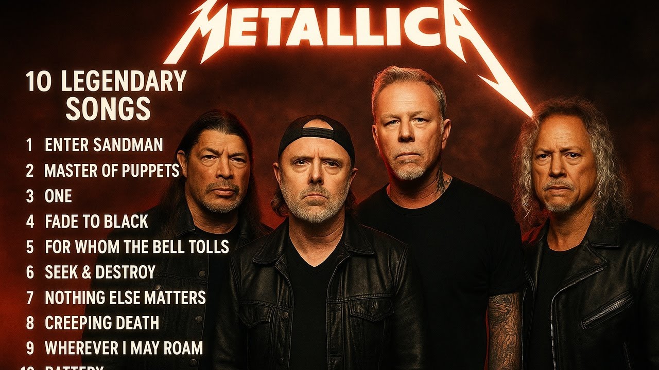 Metallica Guitar Riffs Live | Slow Rock Concert & Emo Rock Playlist Nonstop Experience