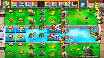 Plants vs Zombies Mod Mario VS Zombies (Nintendo vs Zombies) - Gameplay Walkthrough Part 5