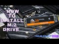 Installing an m2 nvme drive