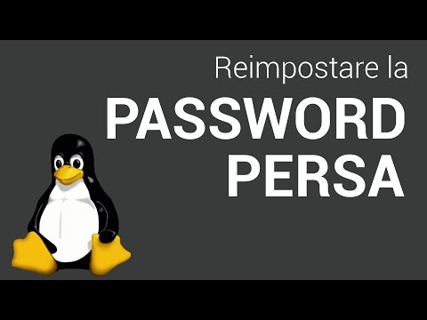 Video: Reimposta La Password Di Ubuntu