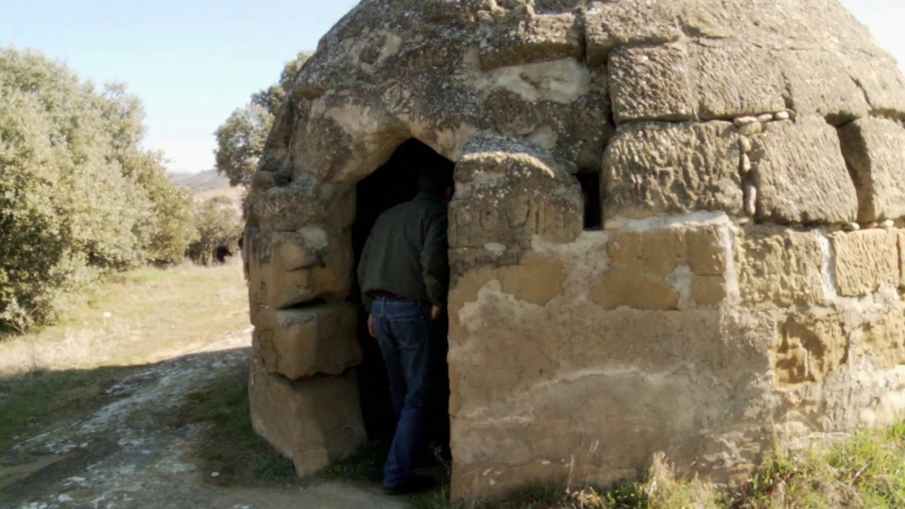 Imatges de la visita d'Amada Pedrola al poble Tierz i el Molí Palacín ( Yonay Boix )