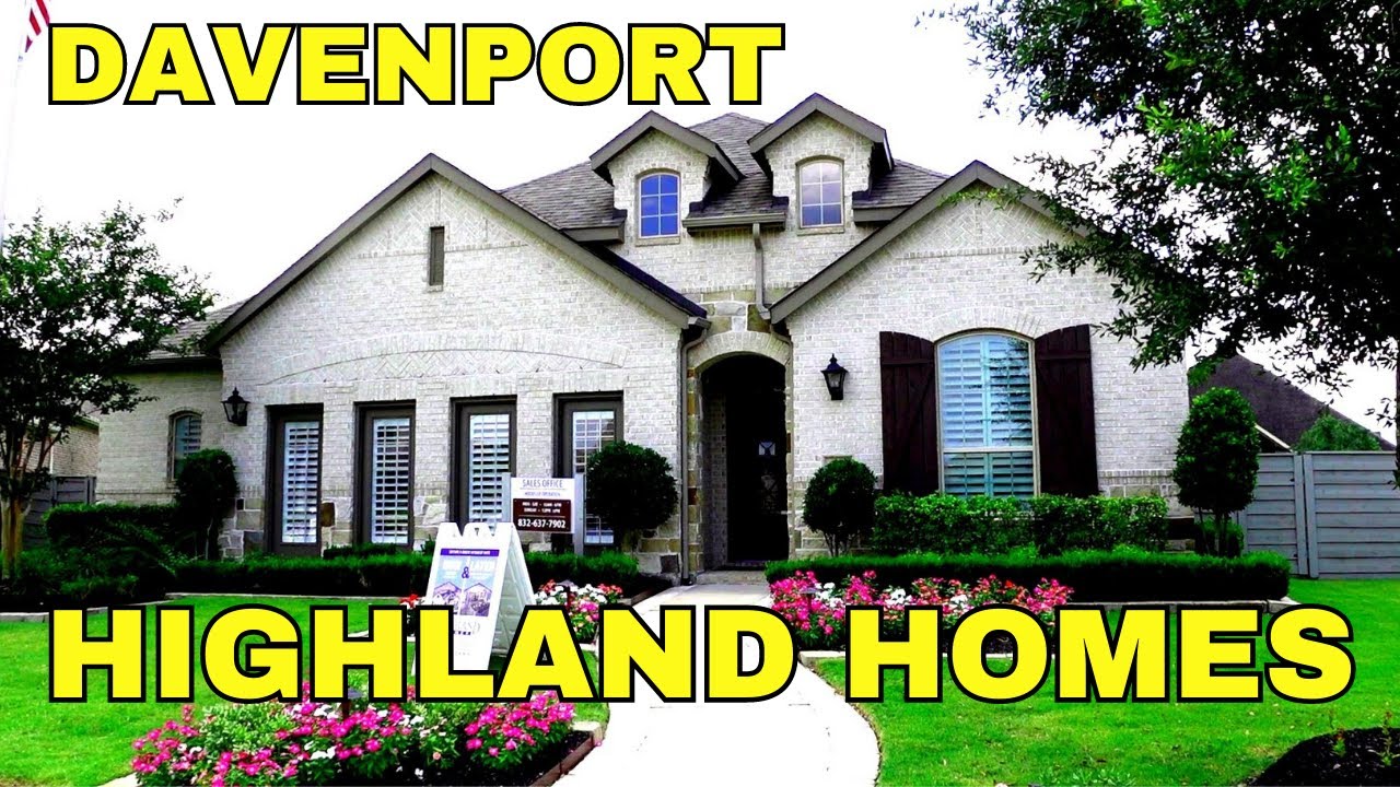 Highland Homes For Sale Davenport Model Tour Pomona Manvel TX