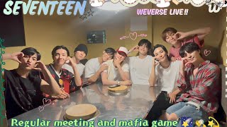 [MULTI SUB] SEVENTEEN WEVERSE LIVE 🤩😎🕵🤎(08.02.26) 정기모임 Let's go #weverselive #seventeen screenshot 5