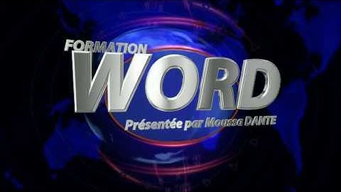 TUTO WORD #12 CRÉER UN LIEN HYPERTEXTE ET SIGNET DANS UN DOCUMENT (Version française) FR