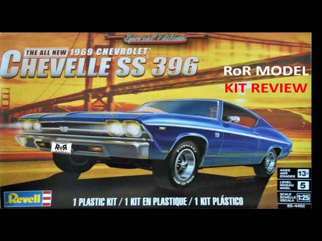 Revell 1969 Chevelle SS 396 Interior Pan and Under Hood Set 1/25 Scale 