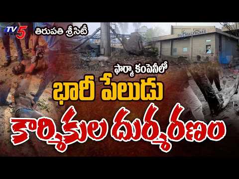 LIVE : శ్రీసిటీలో ఘోర ప్రమాదం - Multiple Killed in Shocking Boiler Explosion | Tirupati | TV5 - TV5NEWS