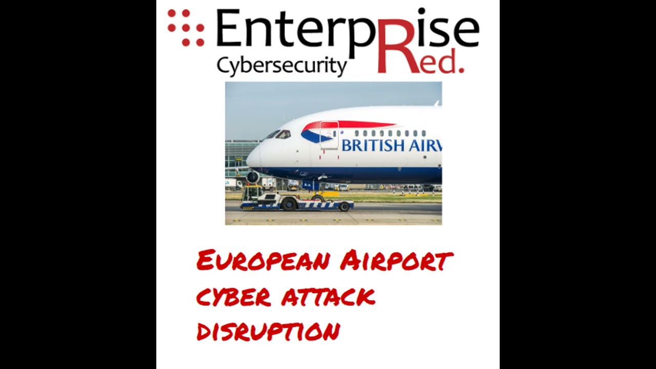 Air travel grounded by a cyber attack on a key third party application