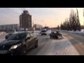 Видеозапись с места ДТП в г. Йошкар-Оле 09.01.2015